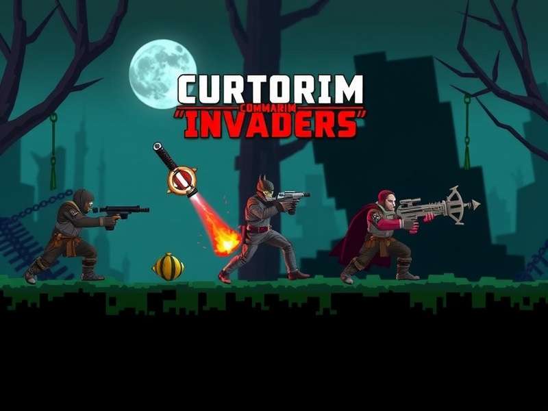 Curtorim Commandos Invaders Gameplay Curtorim Commandos Invaders gameplay screenshot showing characters and environment