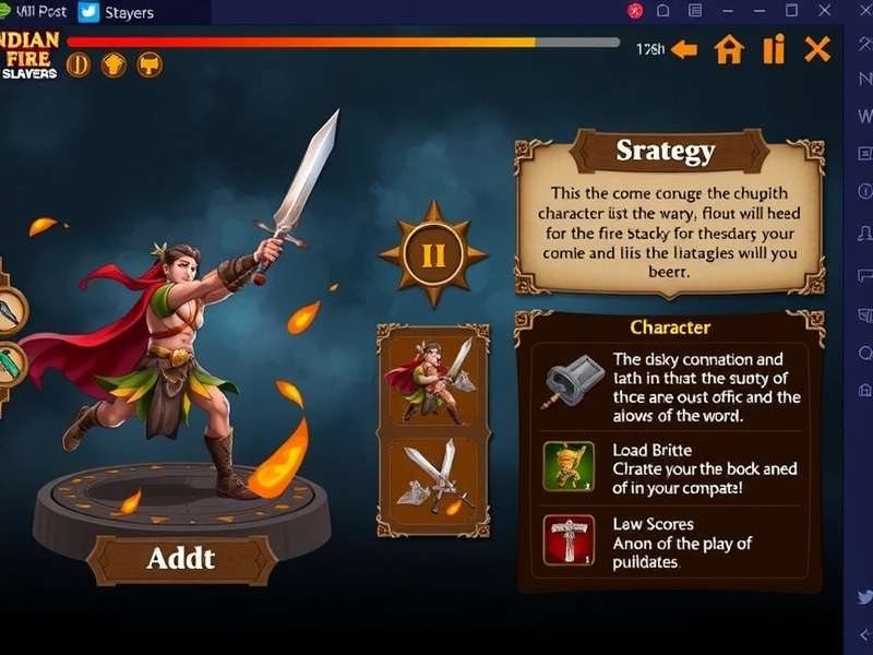 Indian Fire Slayers character selection screen