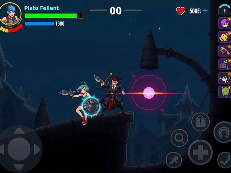 Fierce Flail Frenzy gameplay screenshot showing combat