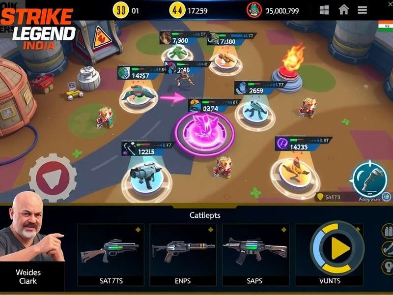 Strike Legend India Gameplay Action Strike Legend India gameplay screenshot showing intense combat