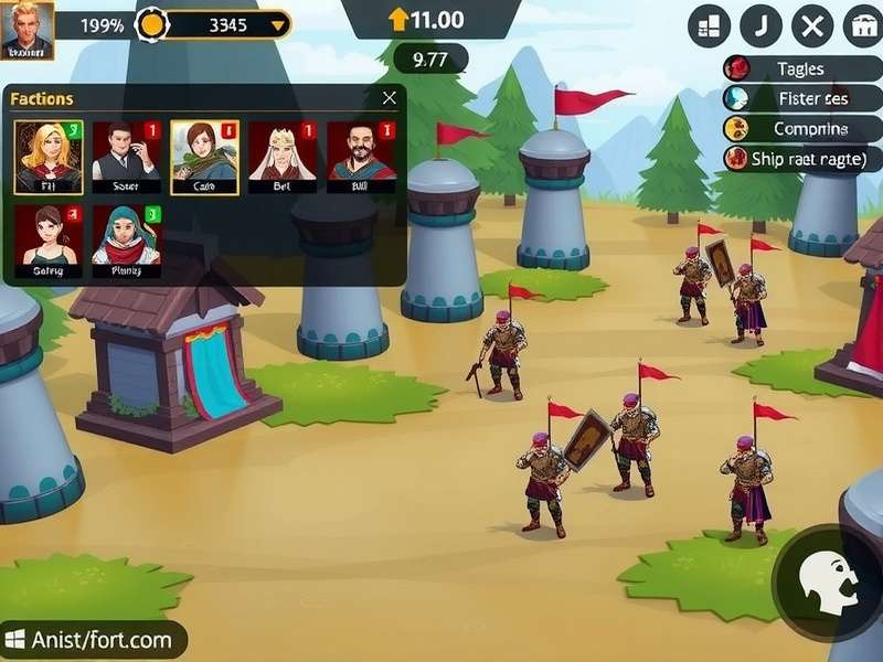 Anise Mighty Ruler Faction Selection Anise Mighty Ruler character selection screen showing different factions