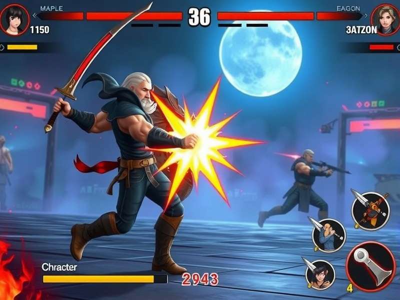 Character Selection in Scorching Strike Scorching Strike character selection screen