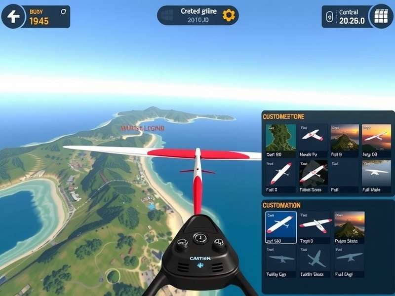 Game Interface and Controls Goa Speed Glider Legend control interface and HUD display