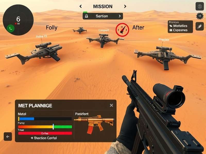 Thar Desert Assault weapon customization interface