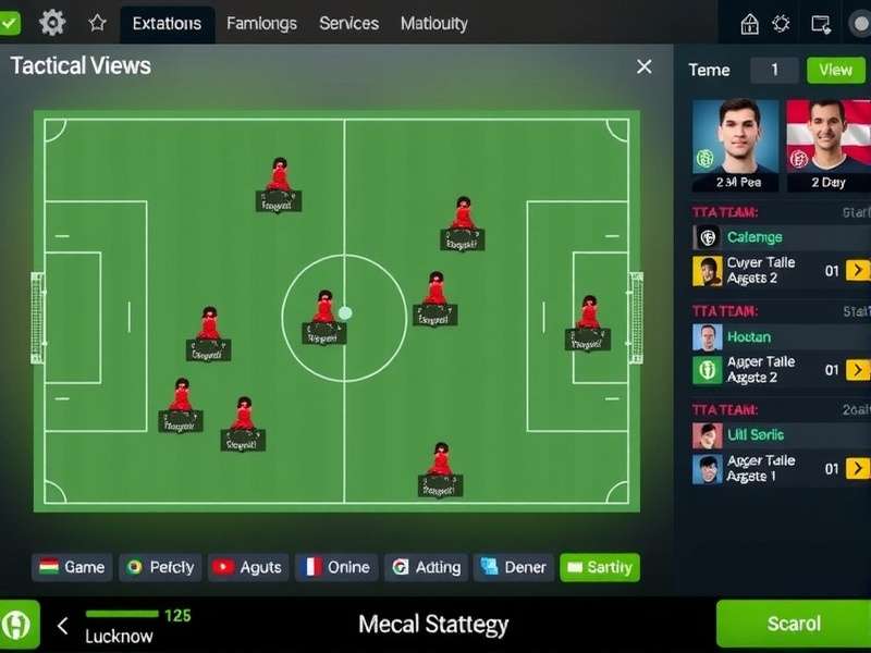 Lucknow Midfield Maestros team management interface