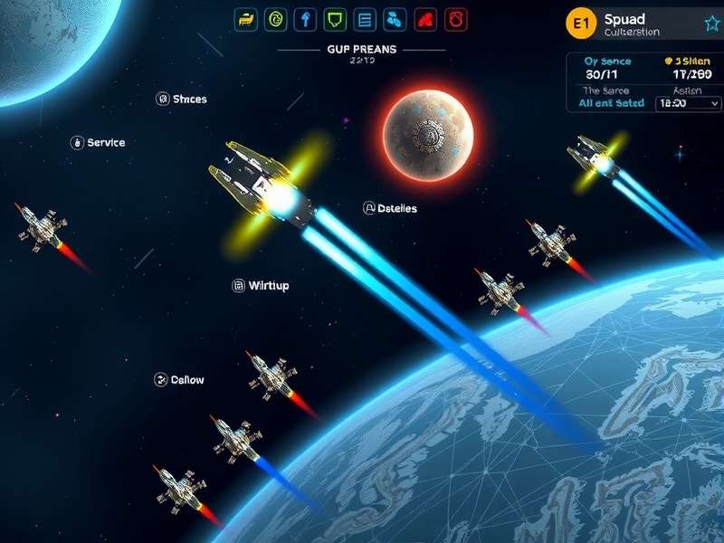 Stellar Skirmish Squads resource management interface