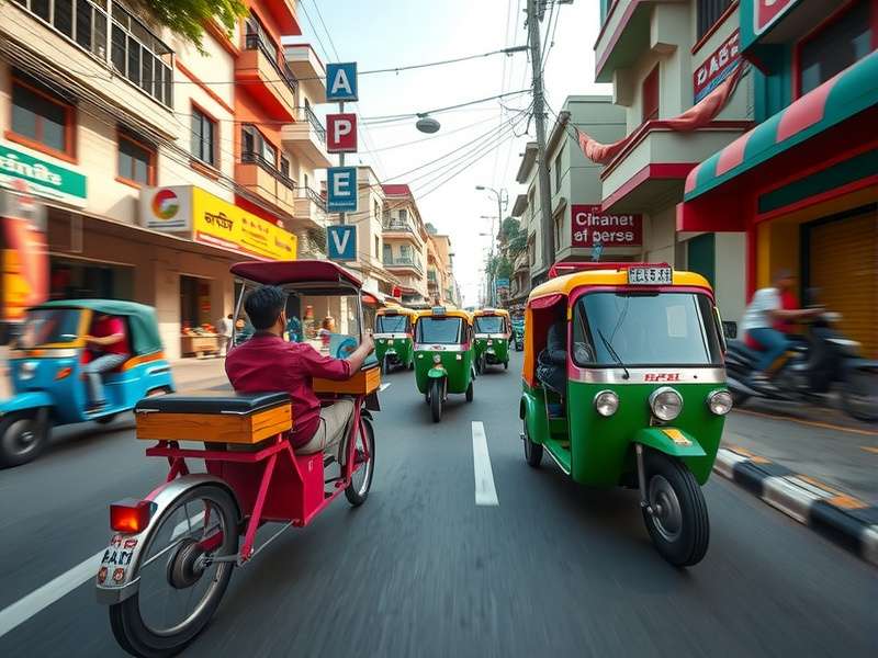 Rickshaw Speedster community event showing players gathering