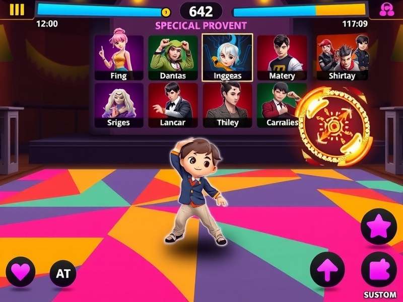 Lungi Dance Prodigy character selection screen showing diverse avatars