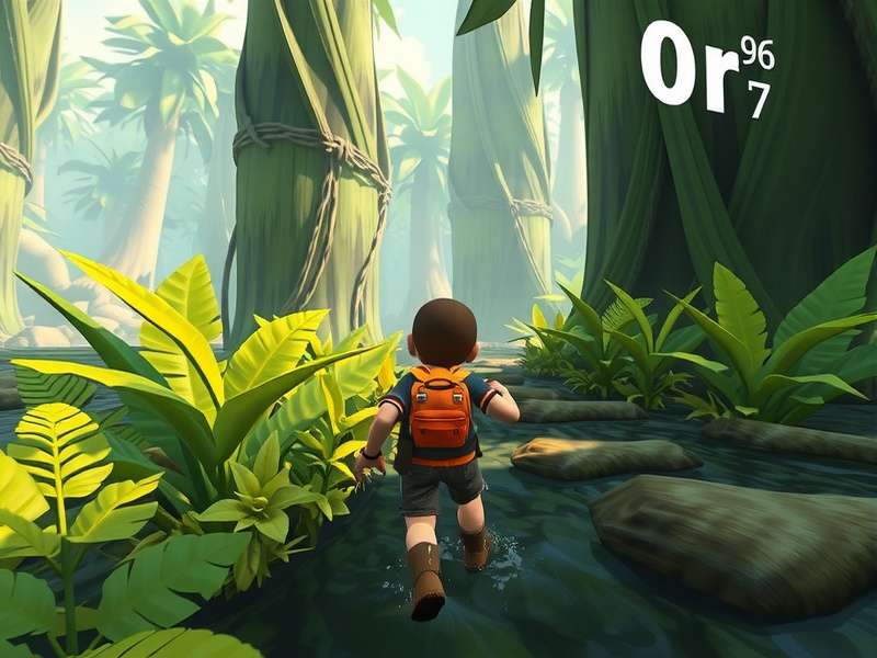 Agile Ace character design showing explorer with jungle gear