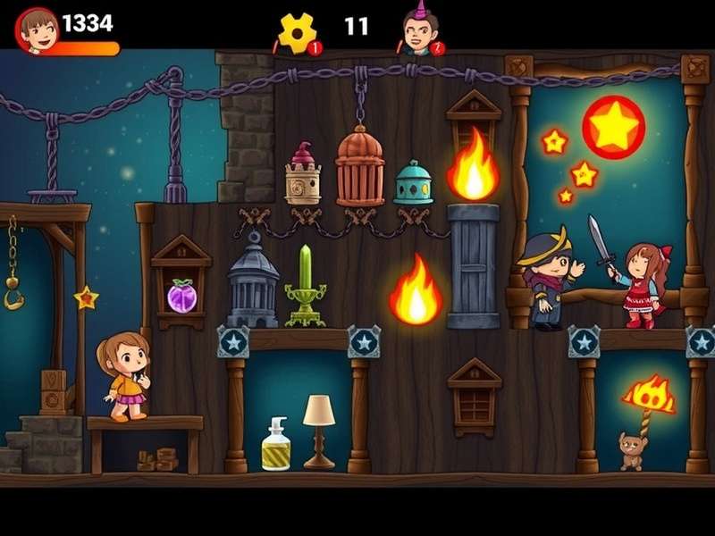 Hot Cinnamon Frenzy gameplay screenshot showing character and environment