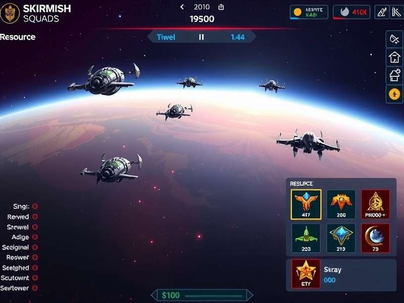 Stellar Skirmish Squads squad customization screen