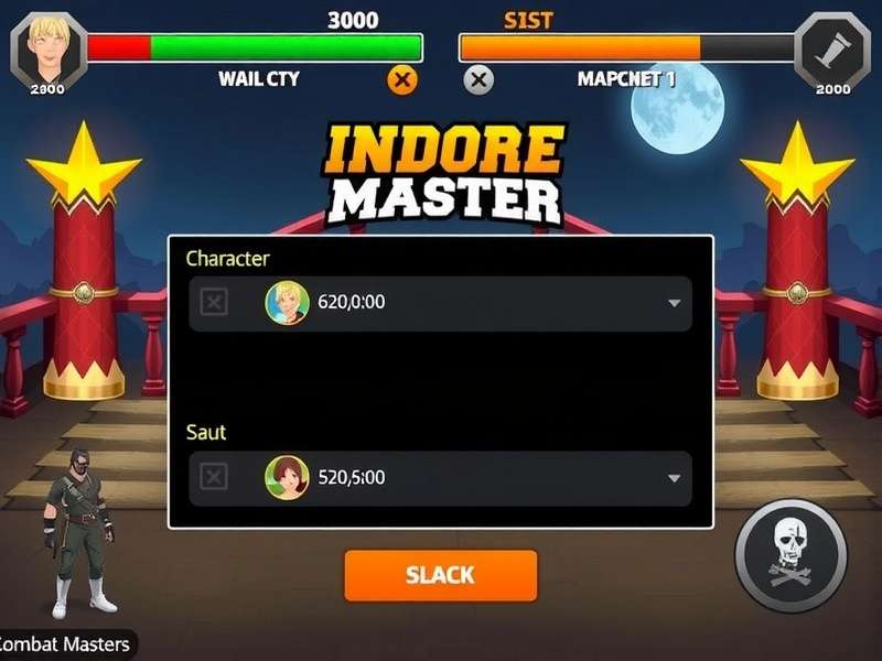 Indore Combat Master character selection screen