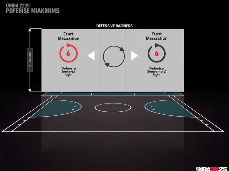 NBA 2K25 Defensive Barriers Gameplay NBA 2K25 Defensive Barriers gameplay screenshot