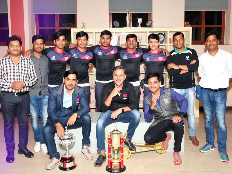 Lucknow TT Dynamo trophy collection display