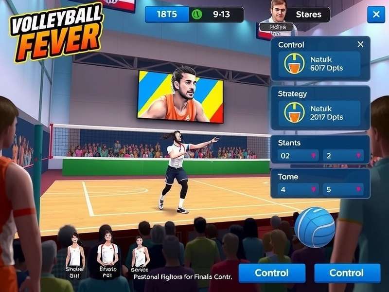 Volleyball Fever India control scheme illustration