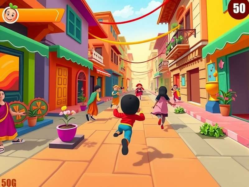 Spicy Dash Power-ups - Indian Cultural Themes Spicy Dash power-up collection showing Indian-themed items