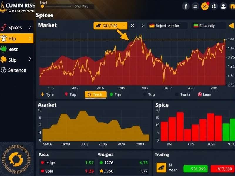 Spice market visualization in Cumin Rise Spice Champions