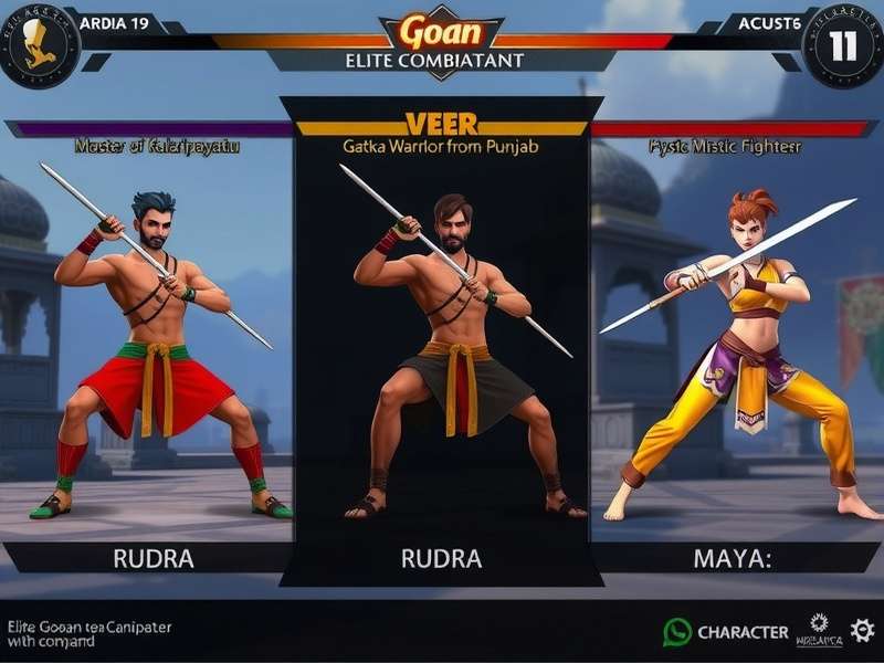 Elite Goan Combatant gameplay showcasing character combat