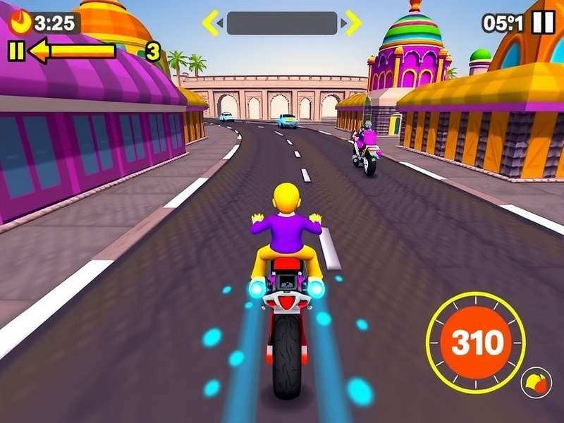 Customization Options in Holi Racer Adventure Holi Racer Adventure character selection and vehicle customization screen