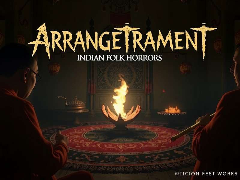 Gameplay screenshot from Arrangetrament showing ritual performance mechanics