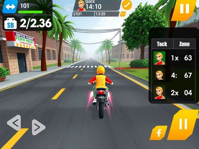 Quick Sprinter gameplay screenshot showing character racing through Indian streets
