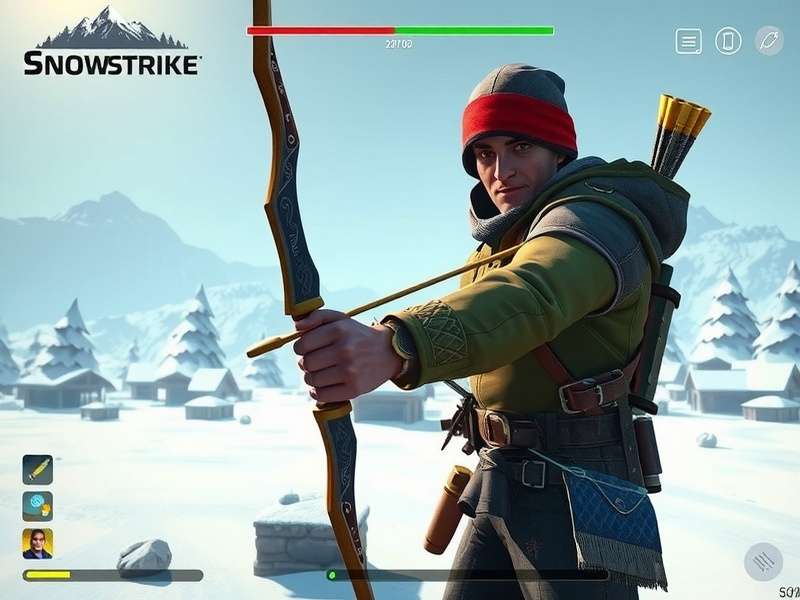 Snowstrike Archer gameplay environment showing Himalayan landscape
