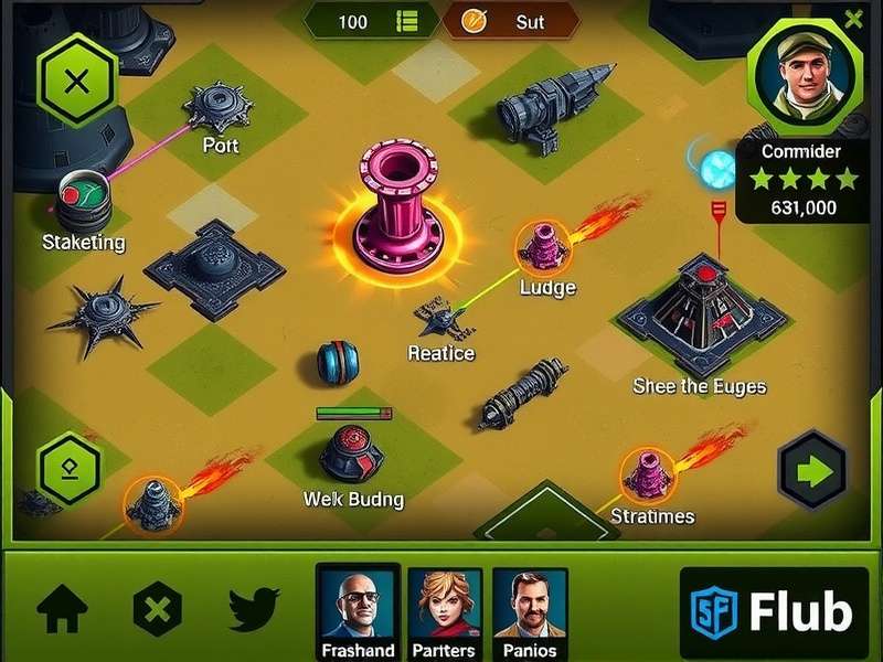 Base Construction in Pepper Apex Commander Base building interface in Pepper Apex Commander