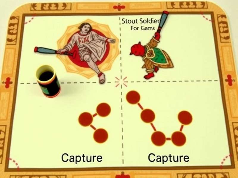 Traditional Nutmeg Stout Soldier game board setup