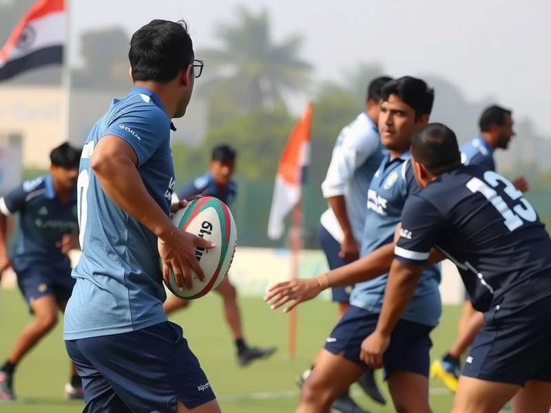 Rugby Ace Of India team in action