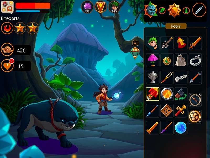 Chikma Quest Master character customization and equipment screen