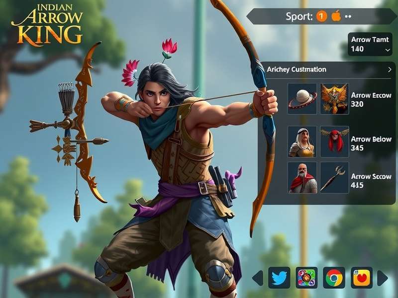 Indian Arrow King character customization options