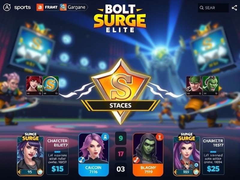 Bolt Surge Elite gameplay screenshot showing character abilities