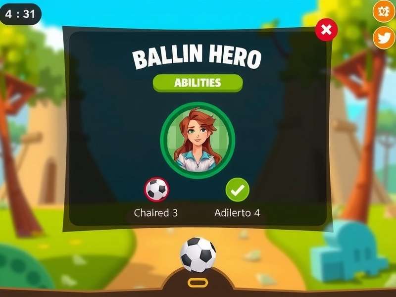 Ballin Hero character selection screen