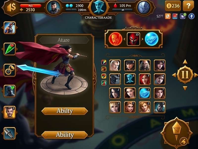 Majestic Heroes gameplay screenshot showing character battles