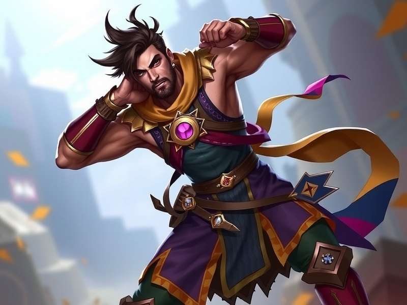 Victor Charminar Combatant character Veer in action pose