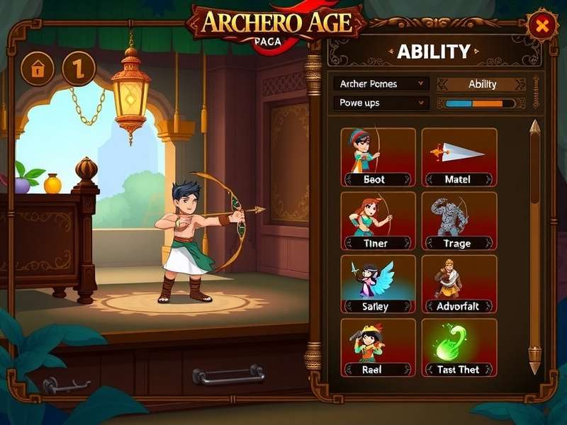 Archero Age India Saga Gameplay Archero Age India Saga gameplay screenshot showing character in Indian-inspired environment
