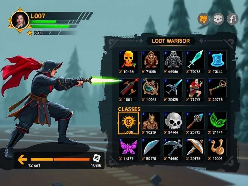 Fierce Fist Loot Warrior character classes showcase
