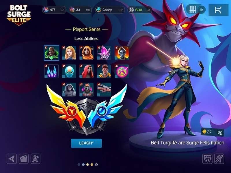 Bolt Surge Elite character selection screen