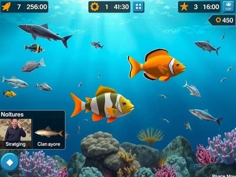 Deep Sea Discoveries gameplay screenshot showing underwater exploration