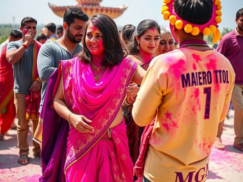 Color Chaos Holi community events and multiplayer features