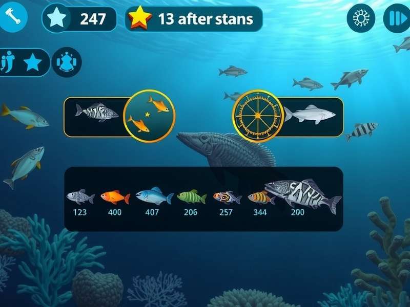Deep Sea Discoveries marine life collection interface