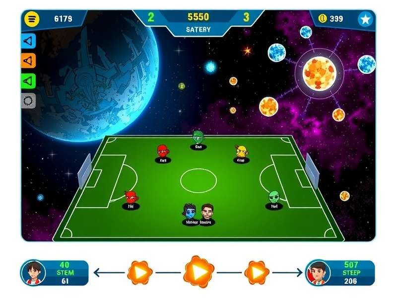 Galactic Handball Odyssey Advanced Formations Galactic Handball Odyssey strategy diagram showing player formations