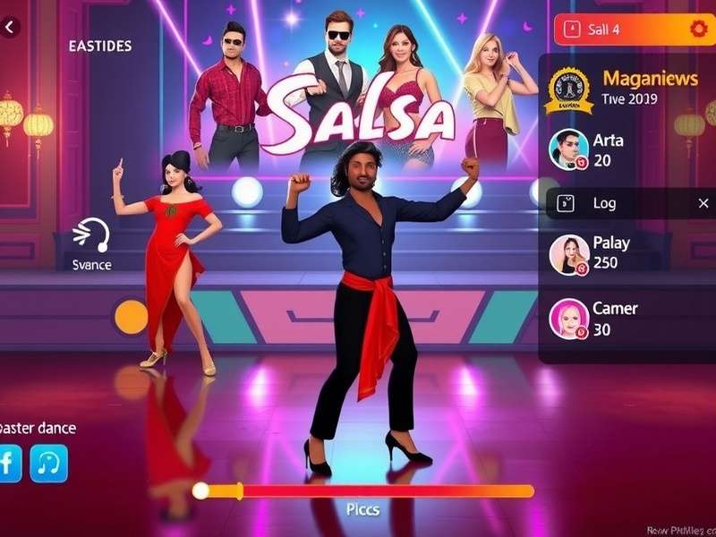 Salsa With Bollywood Twist Fusion Dance Salsa With Bollywood Twist gameplay showing fusion dance moves