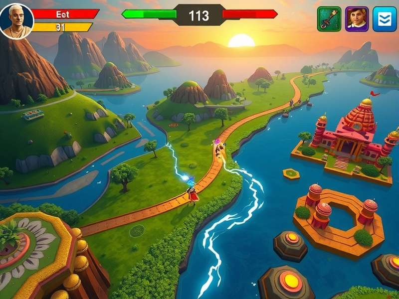 Tamil Lightning Rush character selection screen showing diverse avatars