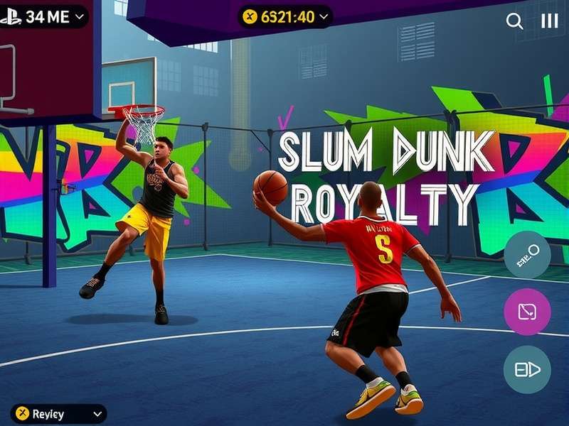 Slum Dunk Royalty character customization options showing diverse avatars