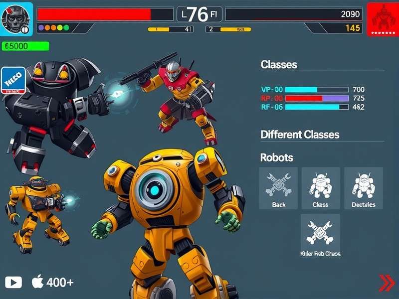 Killer Robo Chaos Robot Classes Killer Robo Chaos different robot classes showcase