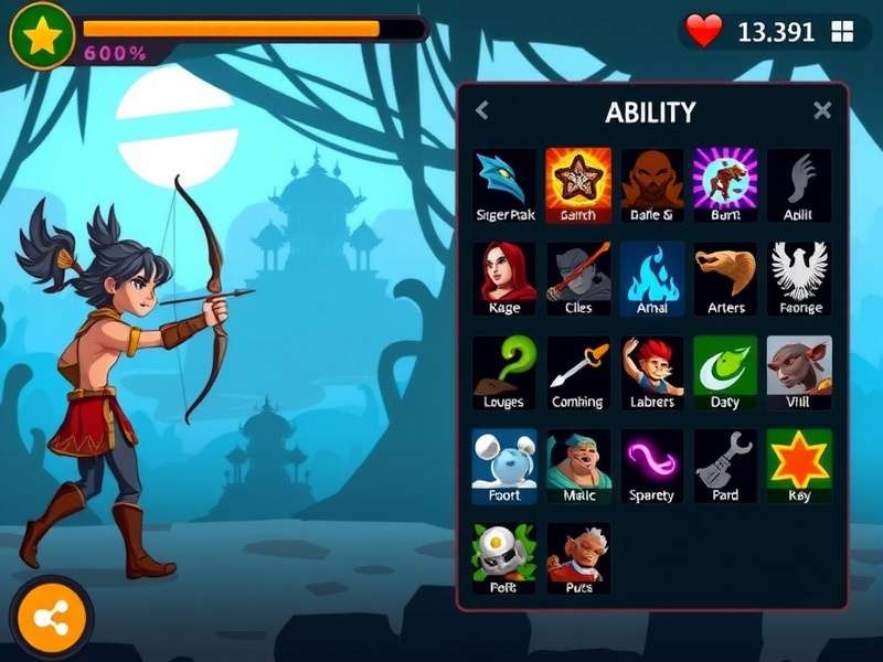 Archero Age India Saga Character Roster Character selection screen showing diverse Indian-inspired heroes in Archero Age India Saga