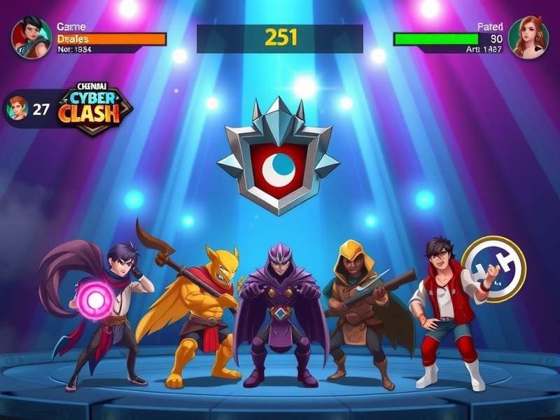 Chennai Cyber Clash tournament stage with professional players