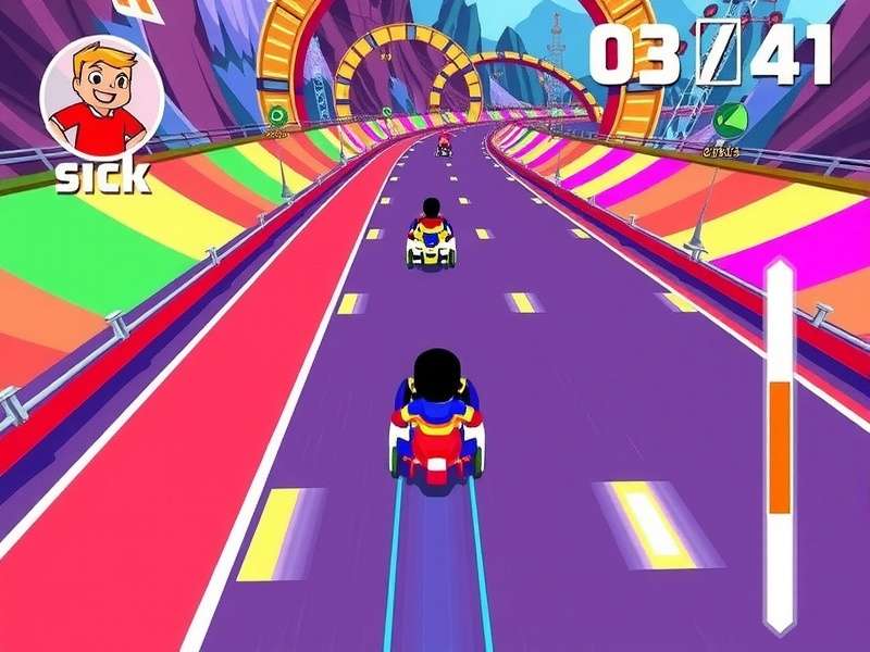 Vivid Sprint Race character selection screen