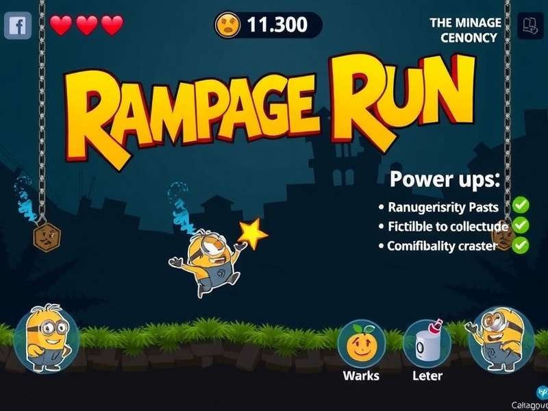 Minion Rampage Run strategy illustration